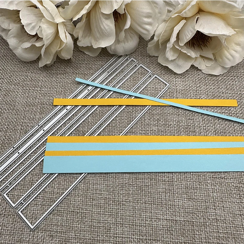 

Прямоугольная полоса рамка металлические штампы трафареты для «сделай сам» Скрапбукинг декоративная ручная работа штамповочный шаблон форма