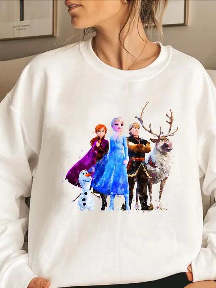 

Happy Disney Fashion Women Holiday Sweet Casual Style Print Lady Clothes Pullovers Clothing Ladies Female Graphic Sweatshirts