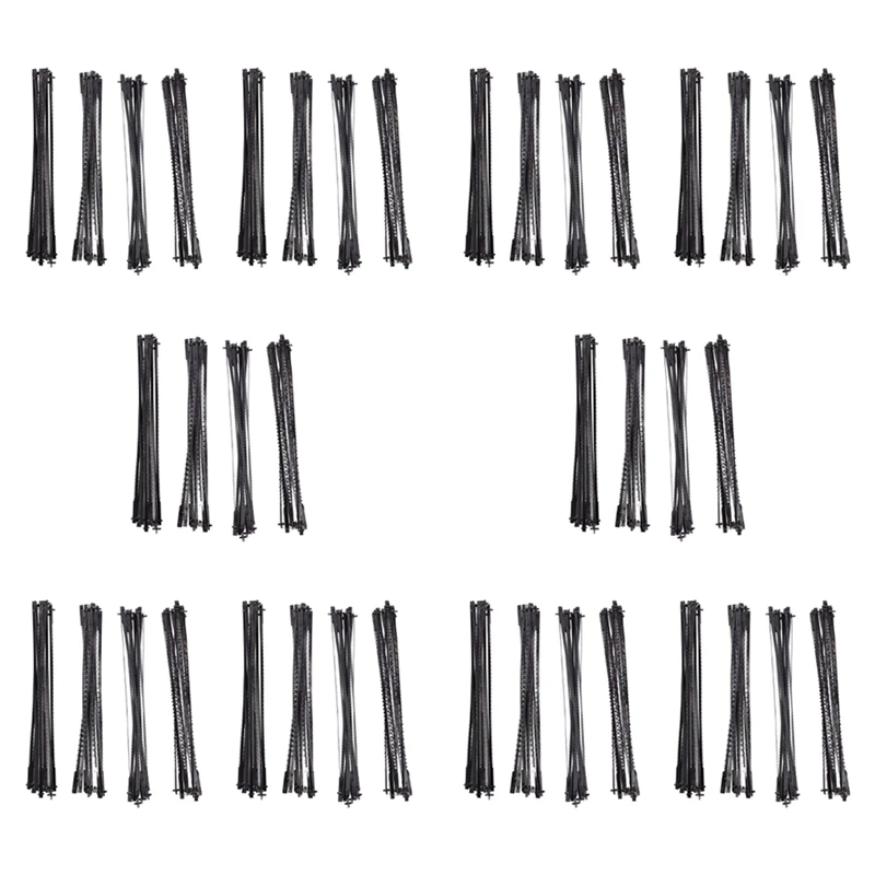 

120Pcs 5 Inch Pinned Scroll Saw Blades TPI 10/15/18/24 Power Tools Accessories For Woodworking For Diyers