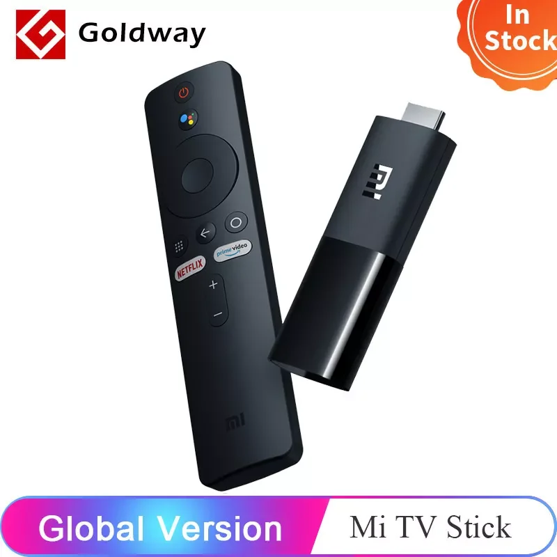 

Global Version Mi TV Stick TV 9.0 Quad-core 1080P Dolby DTS HD Decoding 1GB RAM 8GB ROM Google Assistant