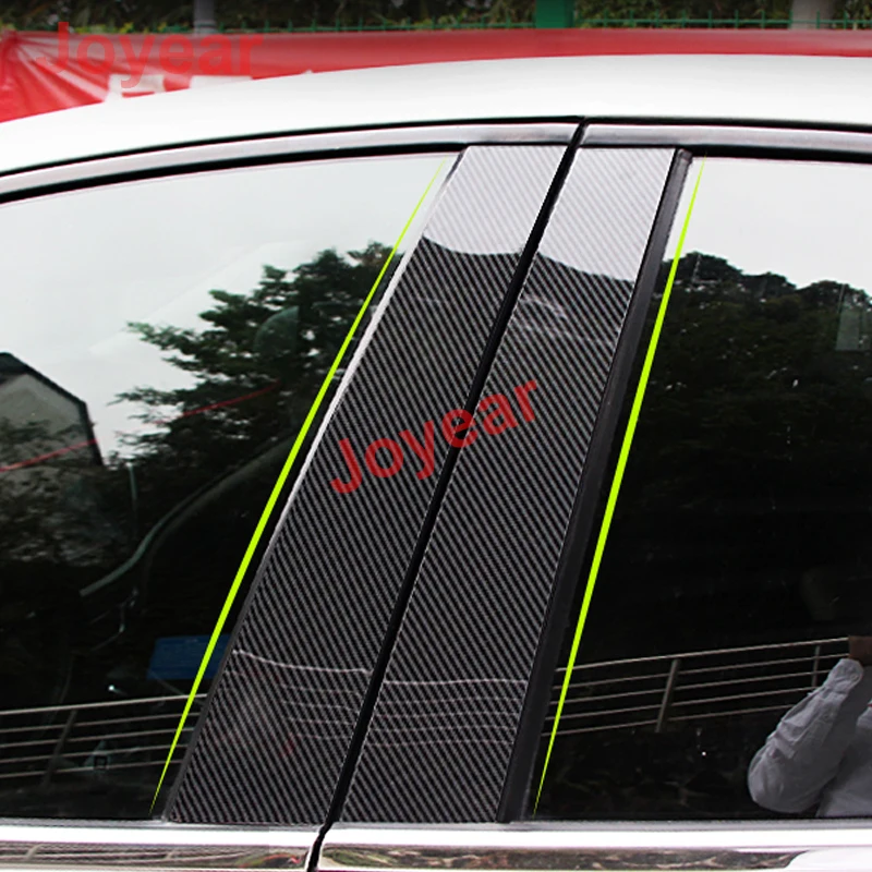 

For Mercedes Benz GLB 2020-2021 Car Door Central Window Middle Column Trim Decoration Strip PC Pillar Cover Accessories