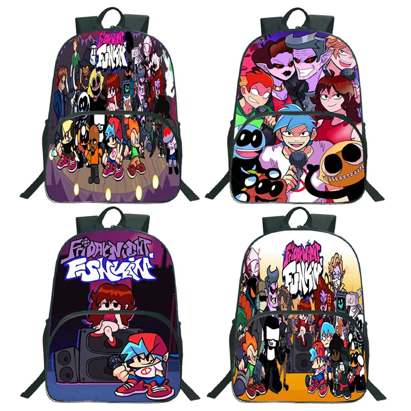 

Mochilas Friday Night Funkin Backpack Teenage School Bags Child Bookbags Knapsack Laptop Rucksack Boys Girls Back To School Gift