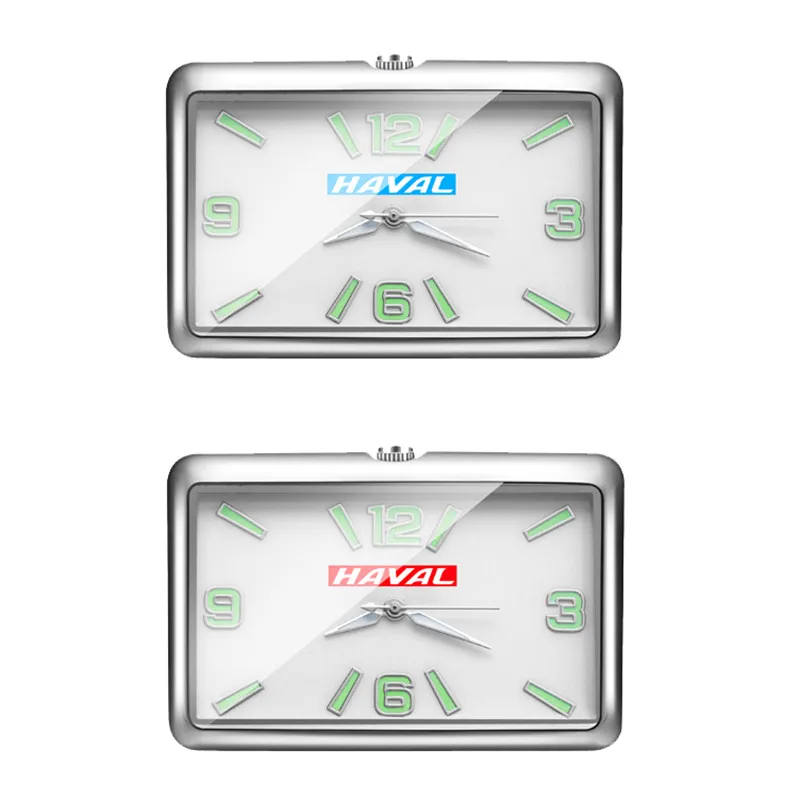 Светящиеся Безопасные Автомобильные маленькие квадратные часы приборной панели