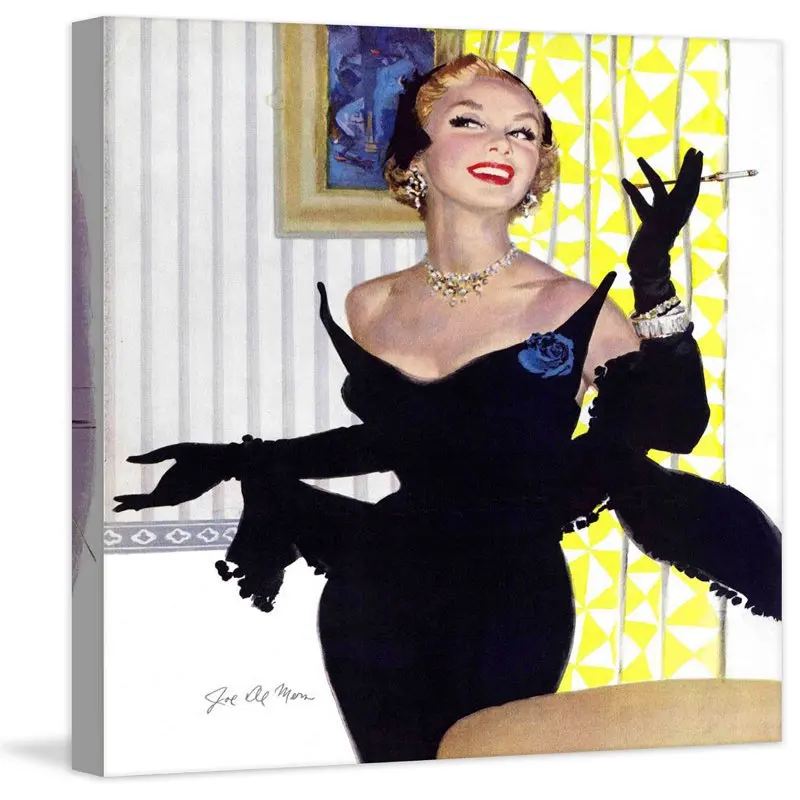 

«Джо де Мерс» также рисует женщины опасными» на холсте