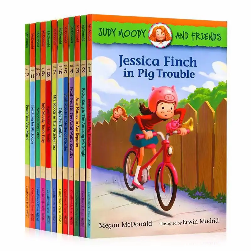 

12-Volume Stranger Things Little Judy Series and Her Companions Full-Color Chapter Bridge Book English Child Book