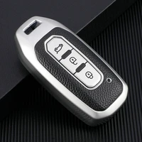 leather tpu car key cover case protect shell bag for lincoln explorer f g paragrap jiangling collar jmc territorial accessories