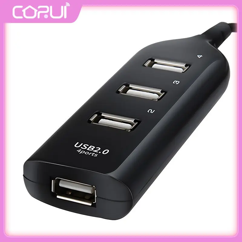 

Hub Pattern Mini Socket Adapter Charger Multi Expansion Cable Usb 2.0 Hub For Pc Laptop Notebook Computer Extension Splitter