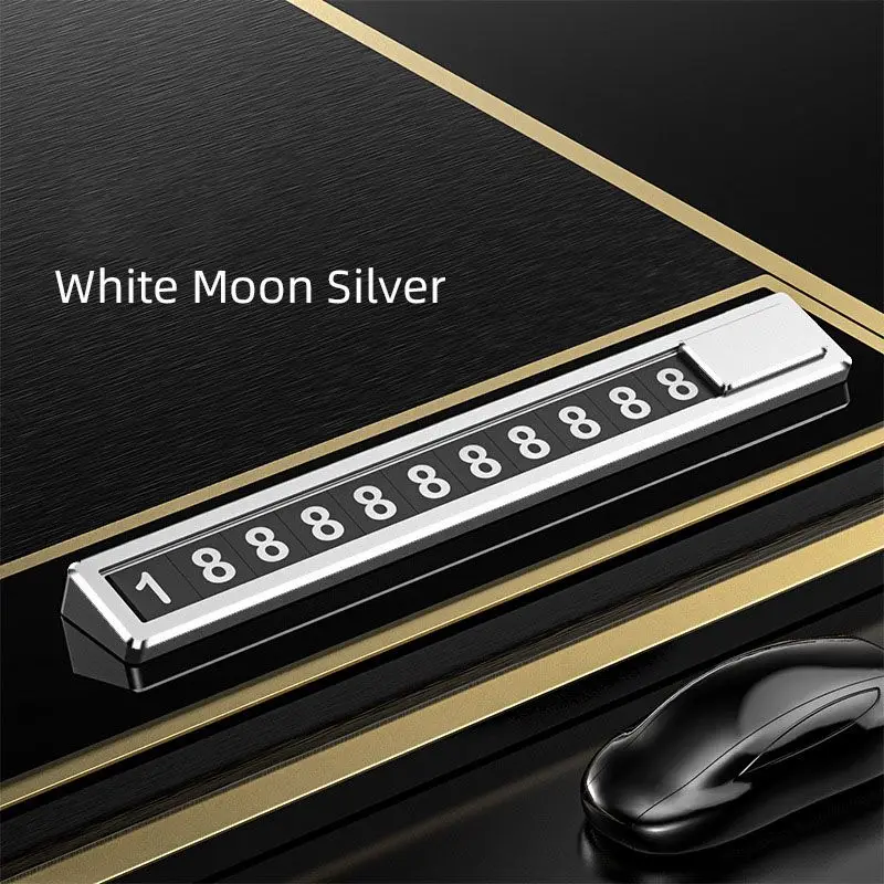 

Автомобильный номерной знак телефона, скрытый переключатель, металлический сплав, номерной знак автомобиля, временная парковочная карта, автомобильная наклейка, Стайлинг автомобиля