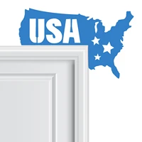 4th of july welcome sign star shape door sign 4th of july star shape door trim american door frame decor for patriotic party