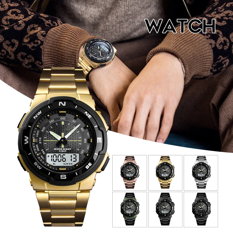 

Electronic Digital Watch Multifunctional Fashion Watch Casual Wrist Watch For Men Boys XRQ88