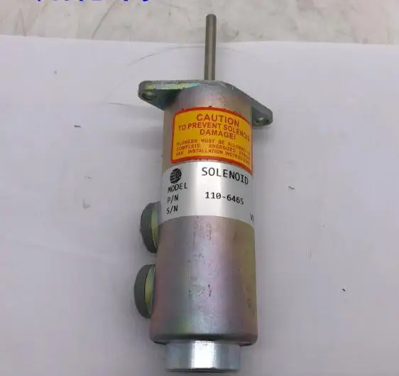 Запорный электромагнитный клапан для топлива 24 В 110-6465 1106465 двигателя Caterpillar CAT E 3304