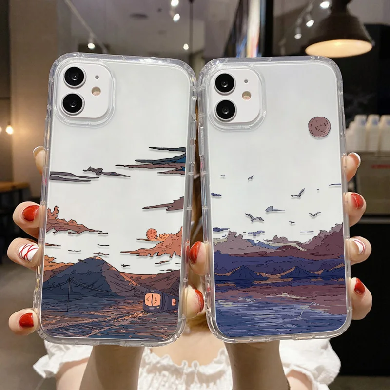 

Scenery Phone Case Funda For OPPO A59 A57 A55 A54 A5 2020 A9 2020 A55S A56 A52 A3S A11 A37 A33 A32 A53 A53S A16K A16 A15 Cover