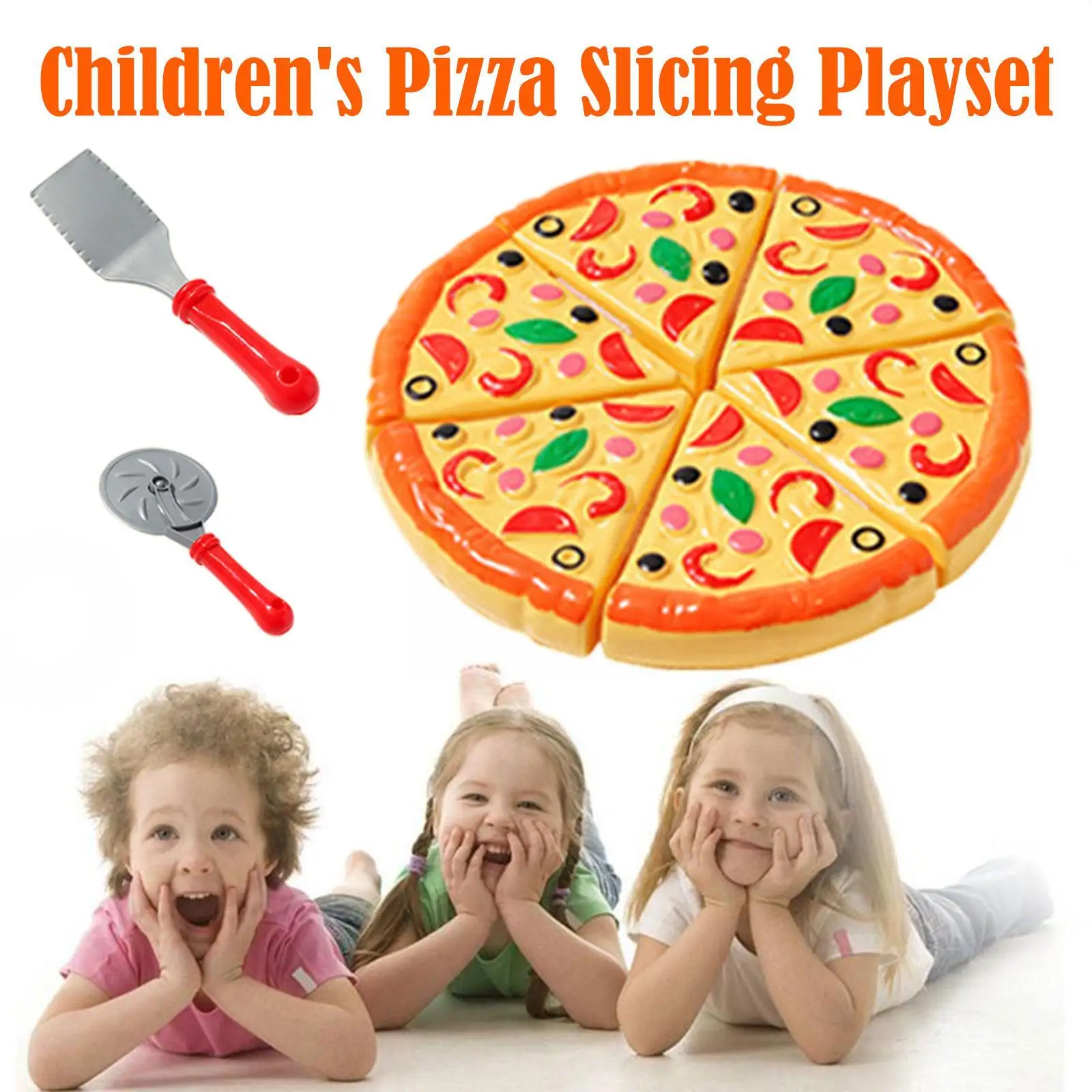 Simulation Kids Pizza Cutting Toy Food Plastic Pizza Kitchen House Pretend Toy Toy Girl Gift Boy Kitchen Cooking Toy G D0u5 images - 6