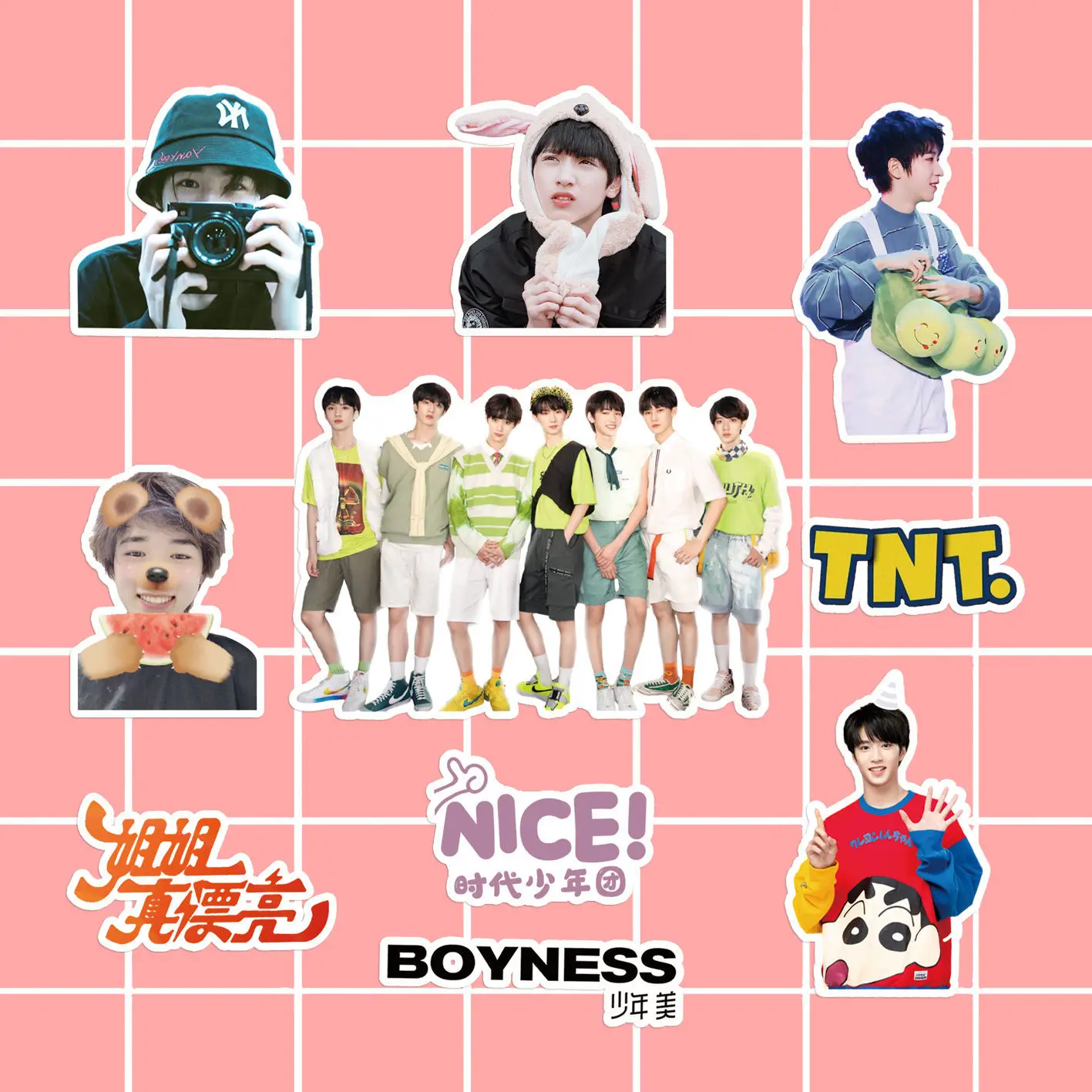 Декоративные наклейки Teens In Times Liu Yaowen Song Yaxuan Ma Jiaqi Diy Hand Account Material Waterproof Scrapbooking Fan Gift.