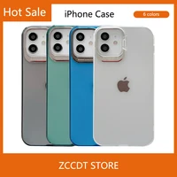 liquid transparent soft silicone cases for iphone 12 13 pro max case safe shockproof soft invisible bracket iphone cover