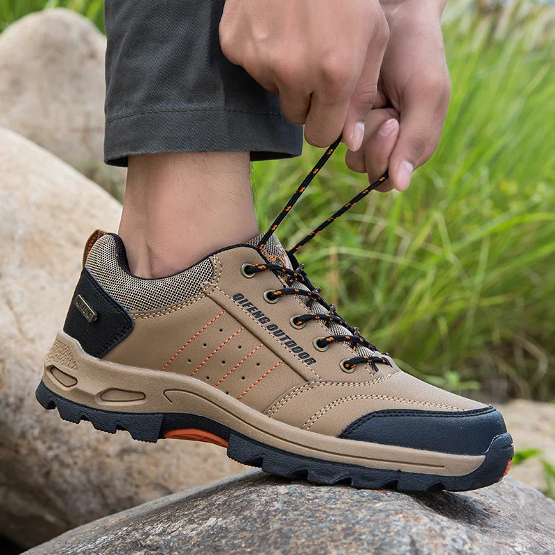 Xiaomi SALUDAS Waterproof Hiking Shoes Men Outdoor Trekking Camping Hunting Shoe Winter Plush Warm Leather Casual Sneakers Women