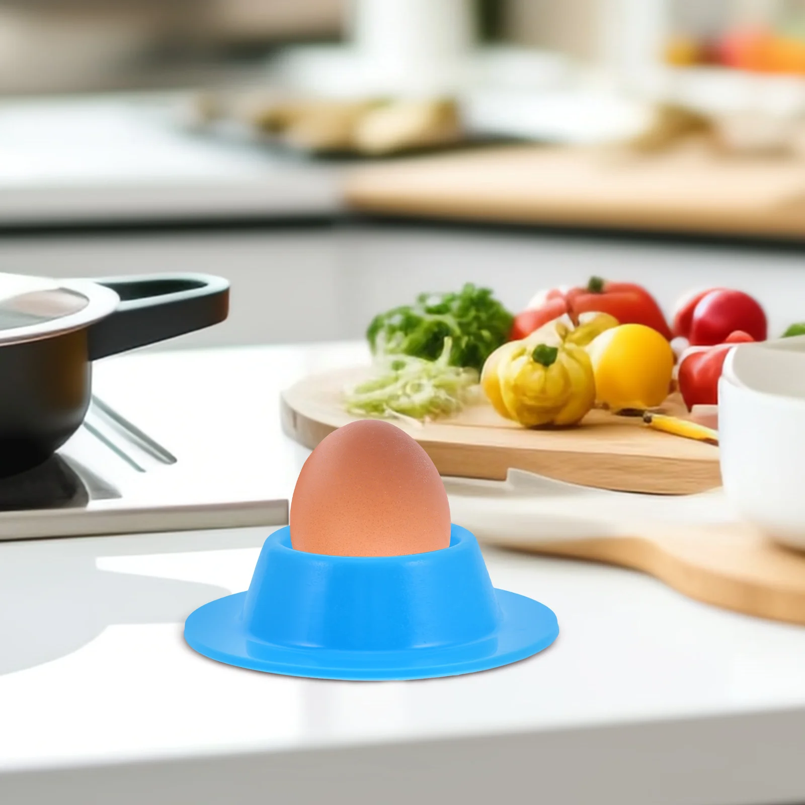 Силиконовые сервировочные чашки для яиц держатели вкрутую мягкие держатель