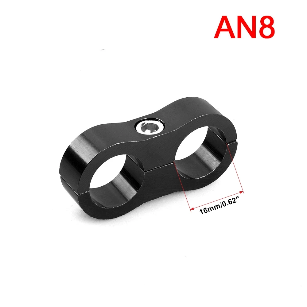 

Универсальный Алюминиевый Хомут Для Шлангов AN4 AN6 AN8 AN10 AN12 Для Топливных, Масляных И Водяных Линий, Разделитель