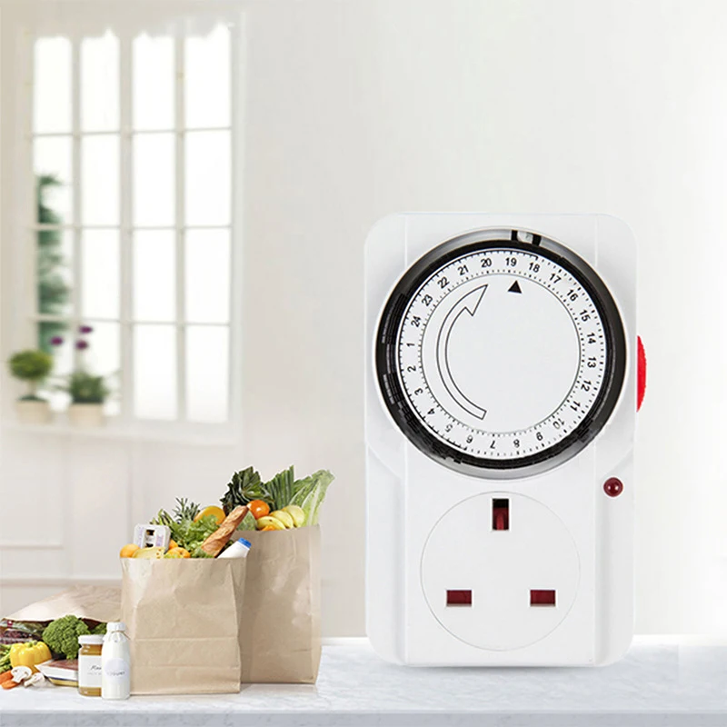 24-часовой циклический таймер кухонная розетка с таймером универсальная