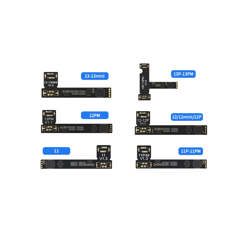 

JCID JC Battery Flex Cable for Phone 13Pro Max 11 12 Low Power Consumption Non-Genuine Battery Warning Health Repair Tools