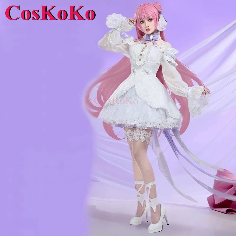 CosKoKo Dorophy Косплей Костюм NIKKE Дорофи Белый