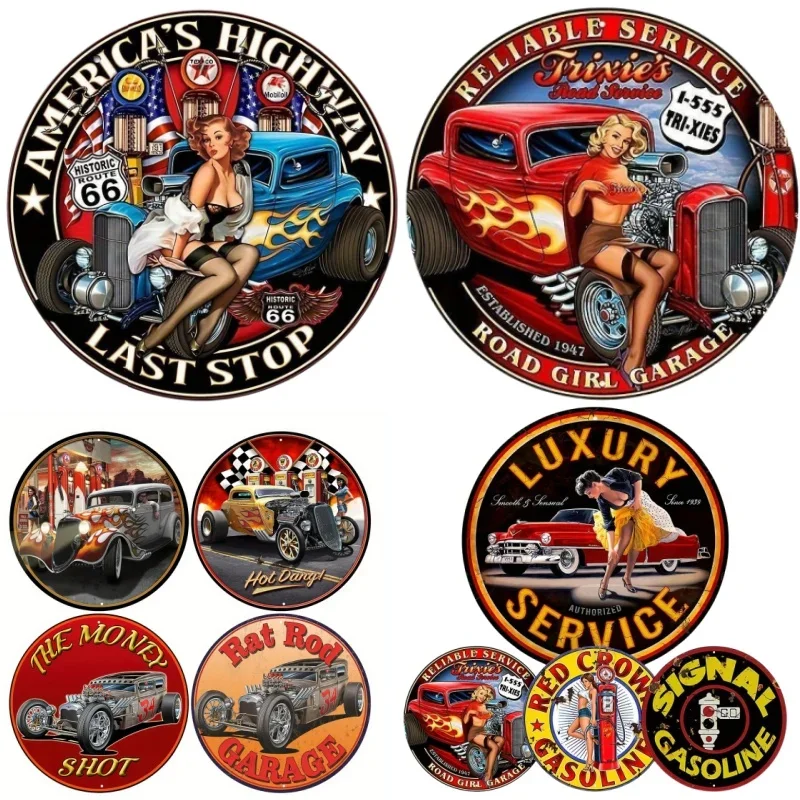 Металлический круглый металлический значок