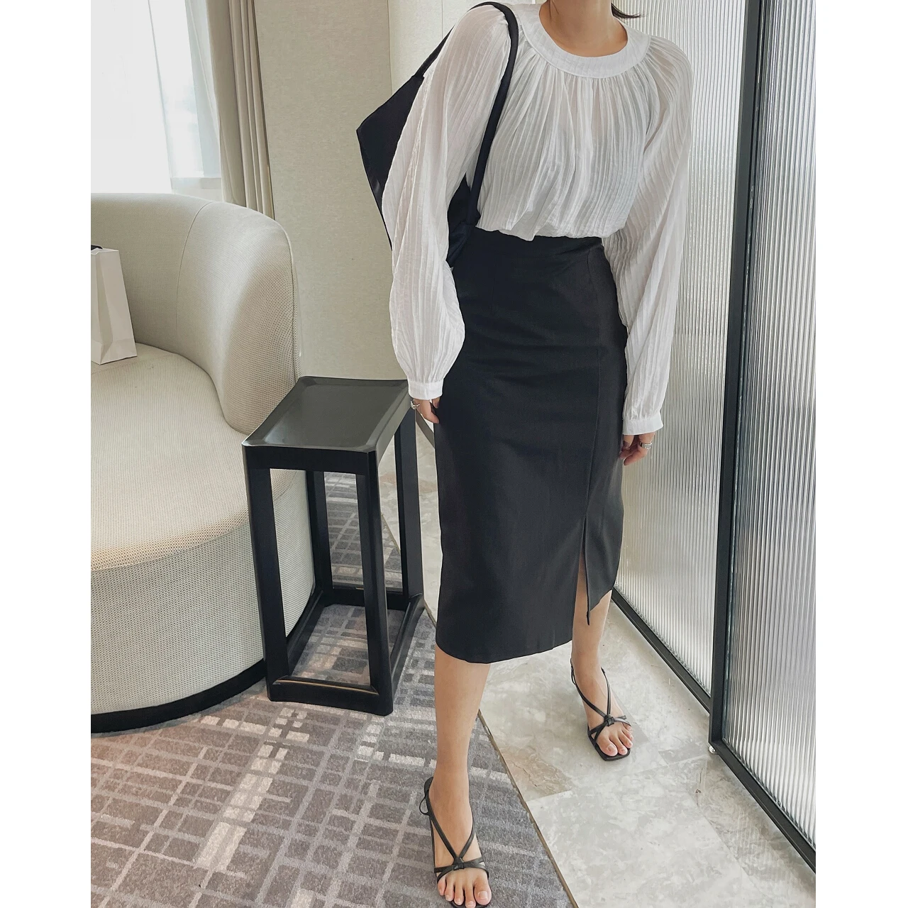 Женский комплект одежды с юбкой средней длины элегантная винтажная Юбка-миди