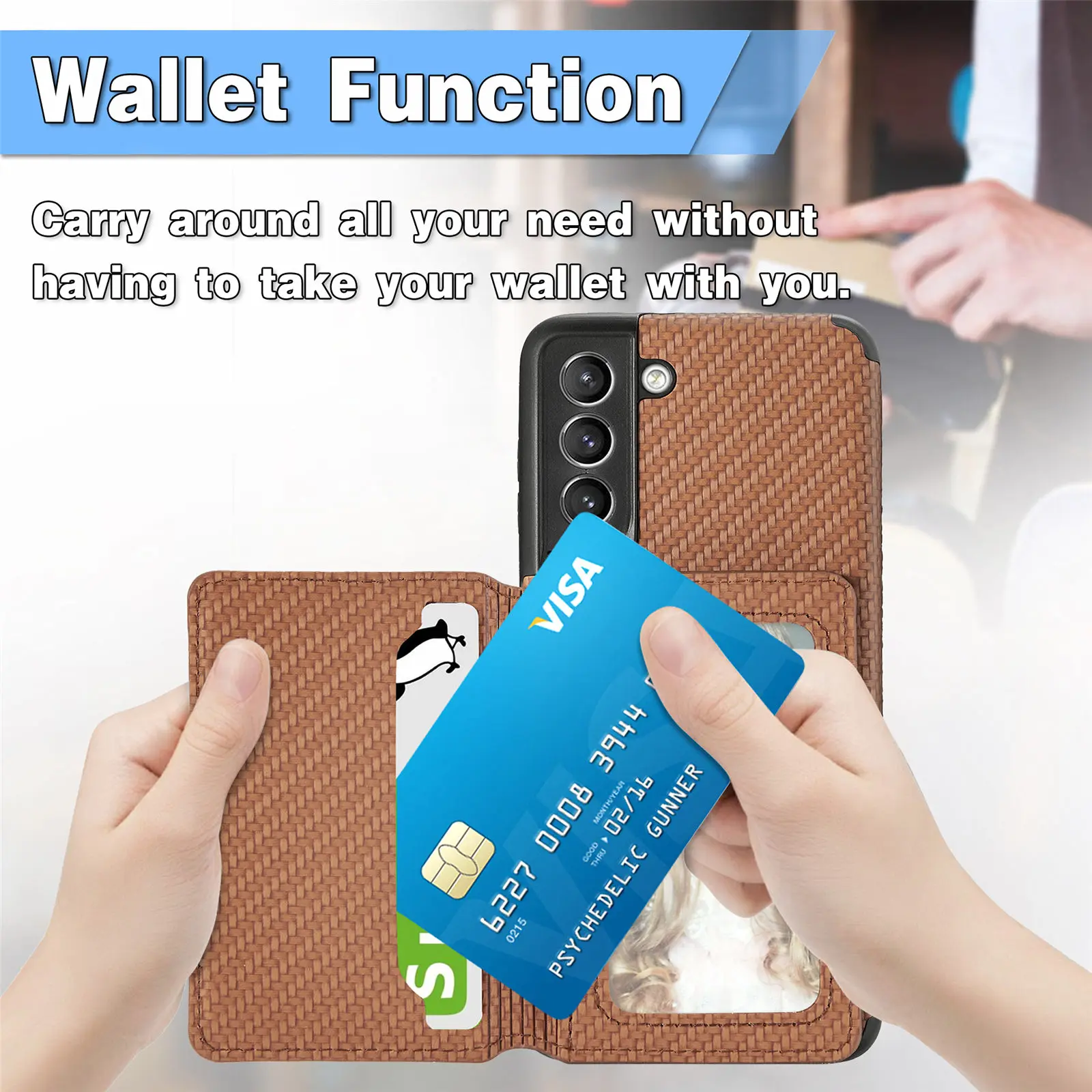 Magnetic Wallet Leather Case For Samsung Galaxy S23 Ultra S22 S21 Plus A14 A54 A52 A34 A72 A33 A53 Note20 Card Slot Holder Cover