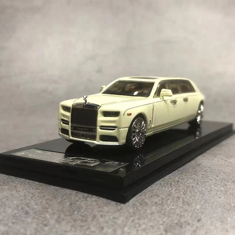 

Smallcart 1/64 Rolls-Royce Phantom 8 Alloy Model Car Die-cast Vehicle Display Collection - Pearl White
