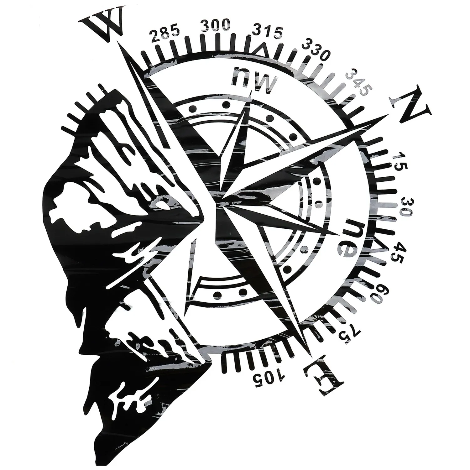 

Наклейка на капот автомобиля, 50 х60 см