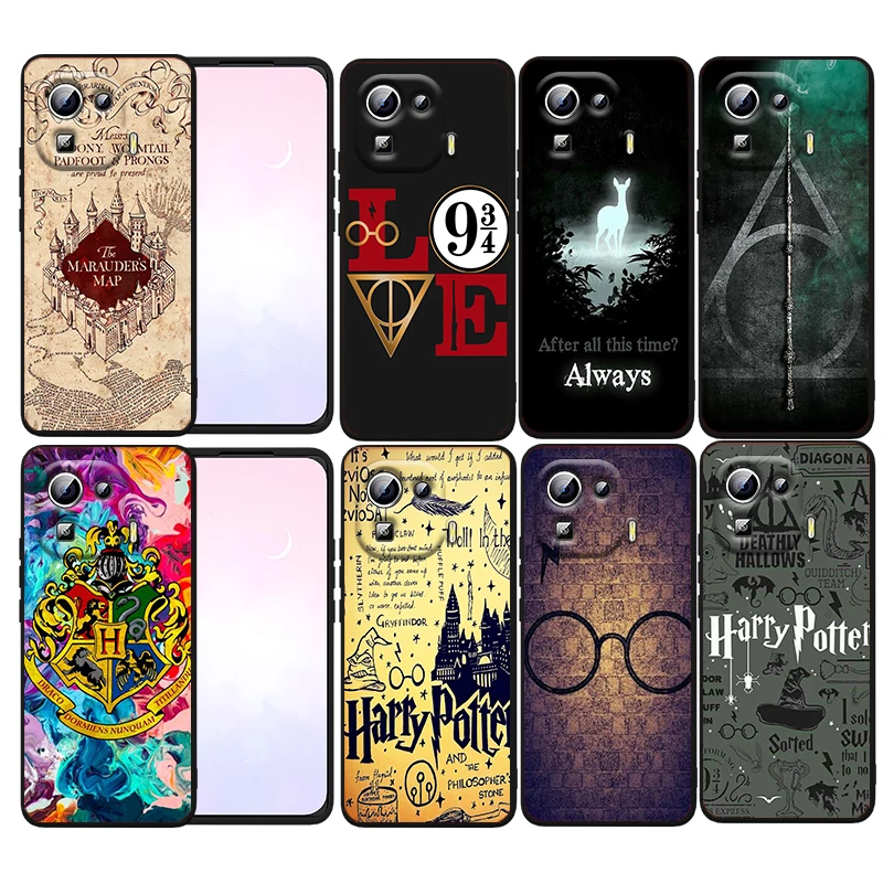 

Map Potters Cool Harries Art Phone Case For Xiaomi Mi 12T 12S 12X 12 11 11T 11i 10T 10 9 Pro Lite Ultra 5G Funda Black Cover