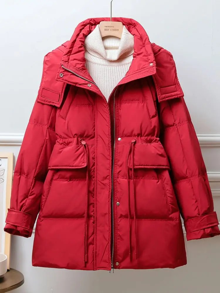 New Women Down Jacket White Duck Down Jackets Winter Warm Coats And Parkas Female Outwear