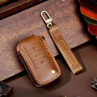 genuine leather car key case cover for%c2%a0mg zs ev mg6 ezs hs ehs 2019 2020 for roewe rx5 i6 i5 rx3 rx8 erx5 car accessories