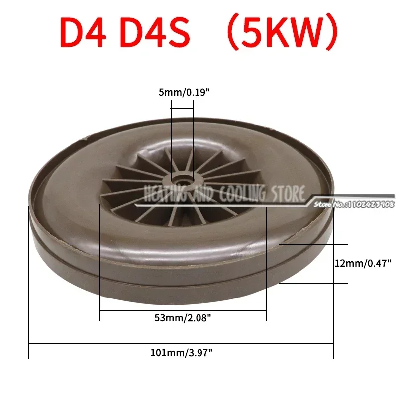 12 В автомобильный обогреватель, вентилятор, двигатель, внутреннее ветровое колесо для китайских 2 кВт 5 кВт, дизельные воздушные стояночные обогреватели D2 D4 для Webasto 5000/3500