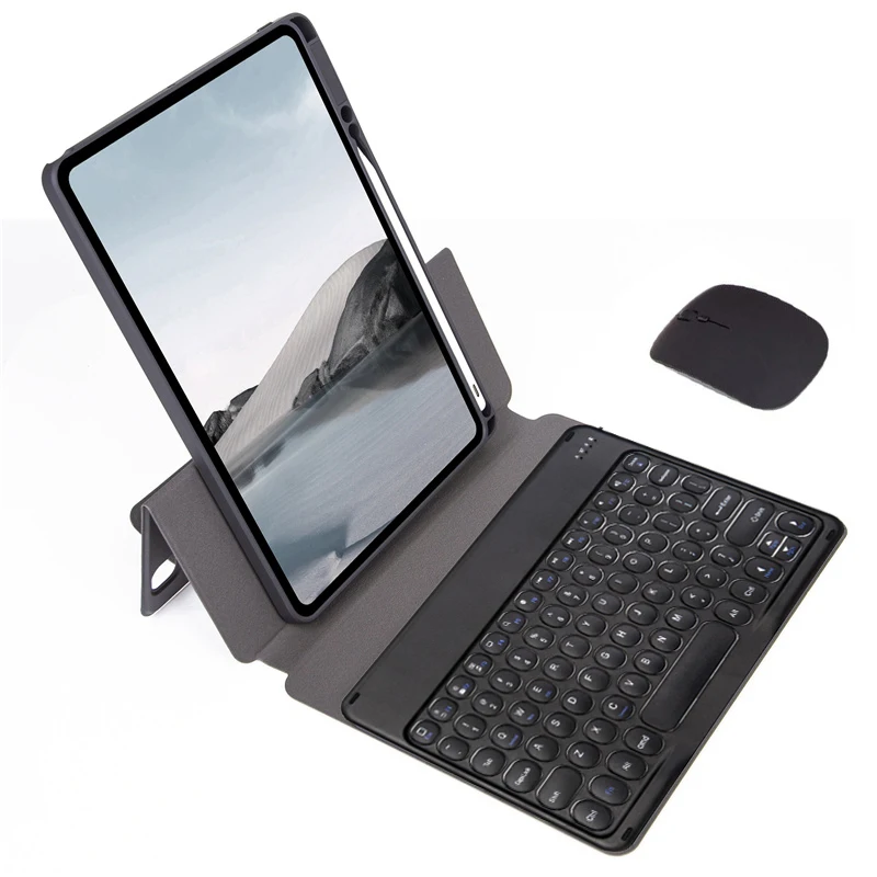 

Чехол с клавиатурой для IPad Air 4 10,9 дюймов, русский, испанский, корейский, 2022 поколения