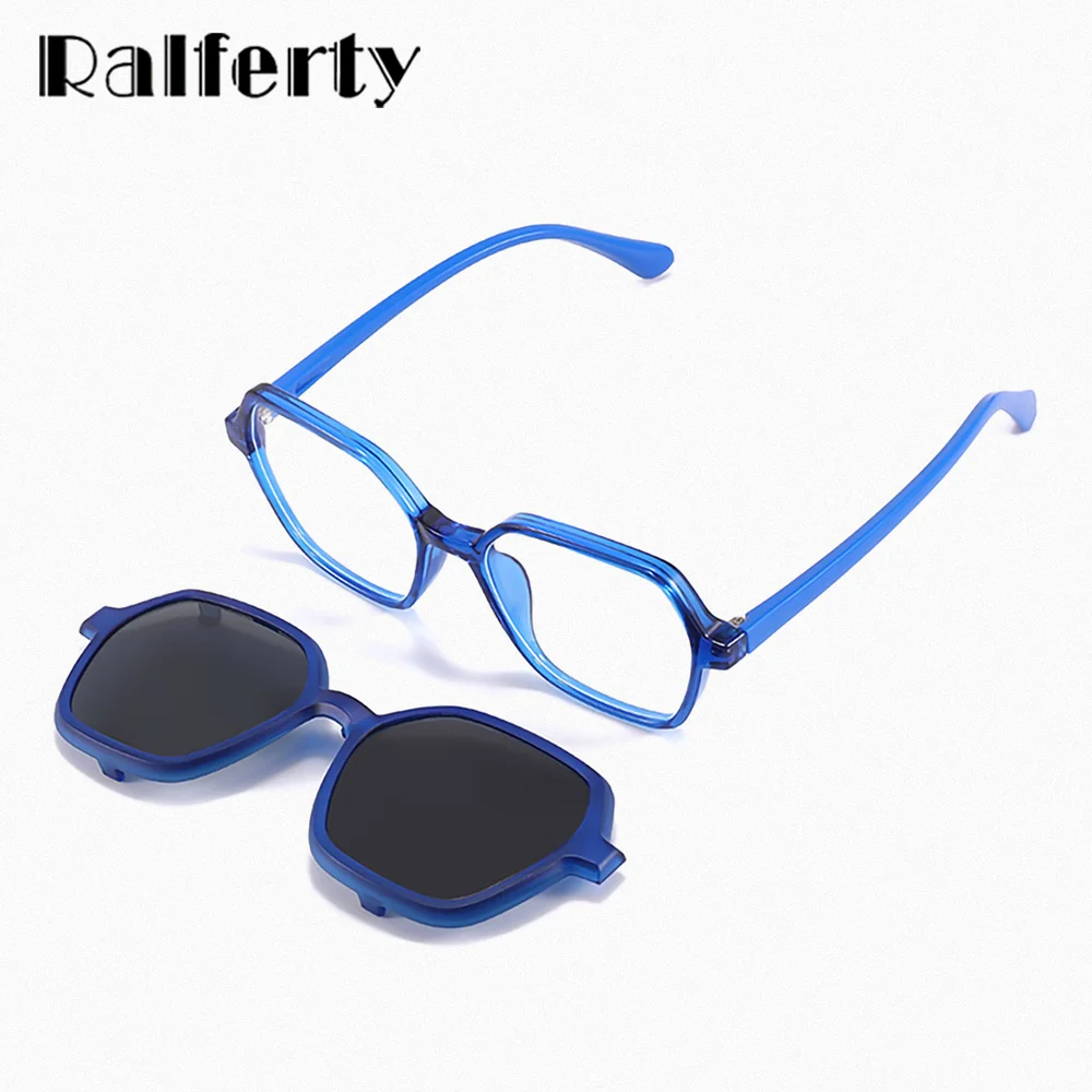Детские солнцезащитные очки Ralferty 2025 детские поляризационные UV400 TR90 шестигранные