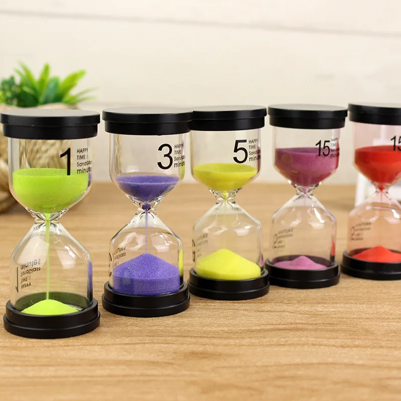

1/3/5/10/15/30/60 Creative Hourglass Timer Children's Toys Gifts Home Decoration Hourglass Crafts Birthday Gift Room Decorations
