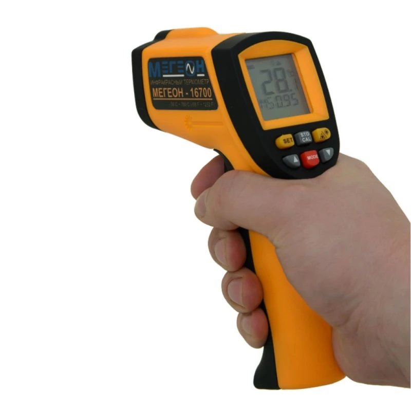 Пирометр МЕГЕОН 16700 (Диапазон измерения температур -50-700 C диапазон рабочих 0-40C