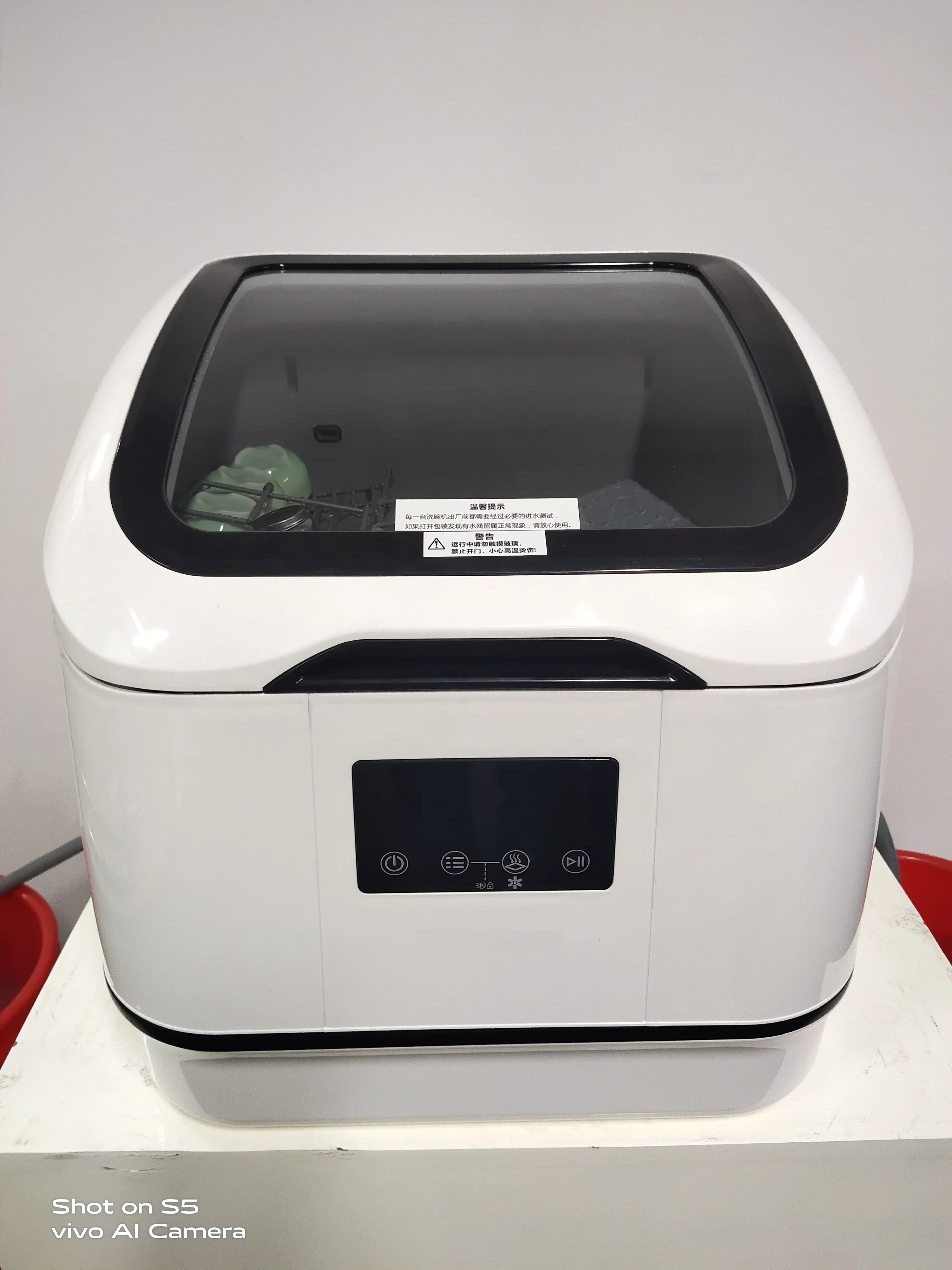 Настольная посудомоечная машина автоматическая столешница из нержавеющей стали