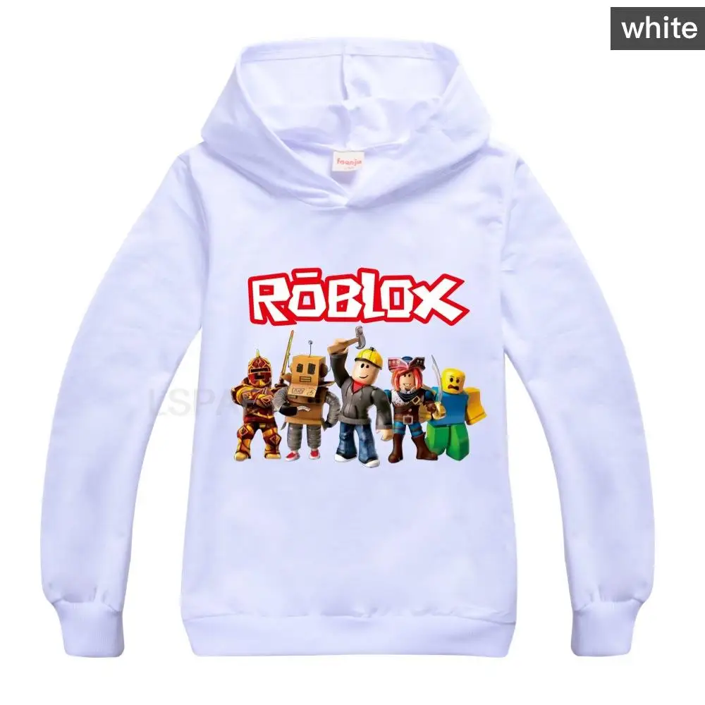 Фото Детский костюм ROBLOX, Весенняя толстовка для мальчиков, детская одежда, смешные толстовки для девочек-подростков, Детская толстовка №2