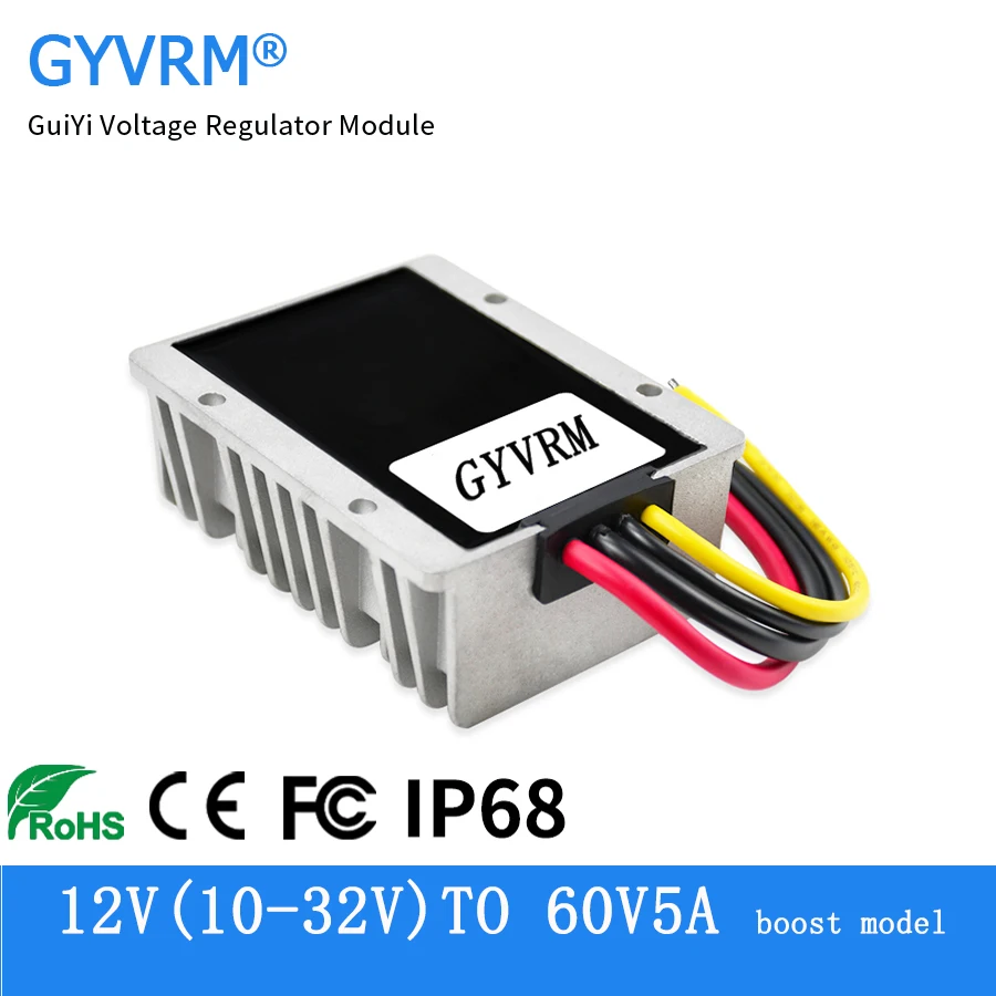 Повышающий преобразователь 12 В 24 до 60 в постоянного тока стабилизатор напряжения