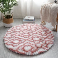thickened plush round carpet home decoration living room bedroom recliner carpet fluffy childrens play carpet bed head reading