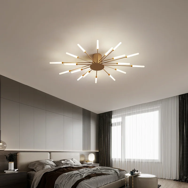 

Modern Comfort LED Ceiling Chandelier Two-Color Optional Indoor Lighting for Living Room Corridor Study Decoration LED Lighting