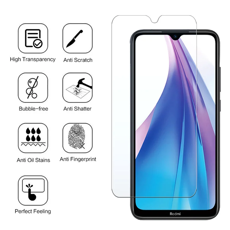 Фото 3 шт., Защитное стекло для xiaomi readme note 8 pro 8a 8apro note8t Note8 2021 t №5
