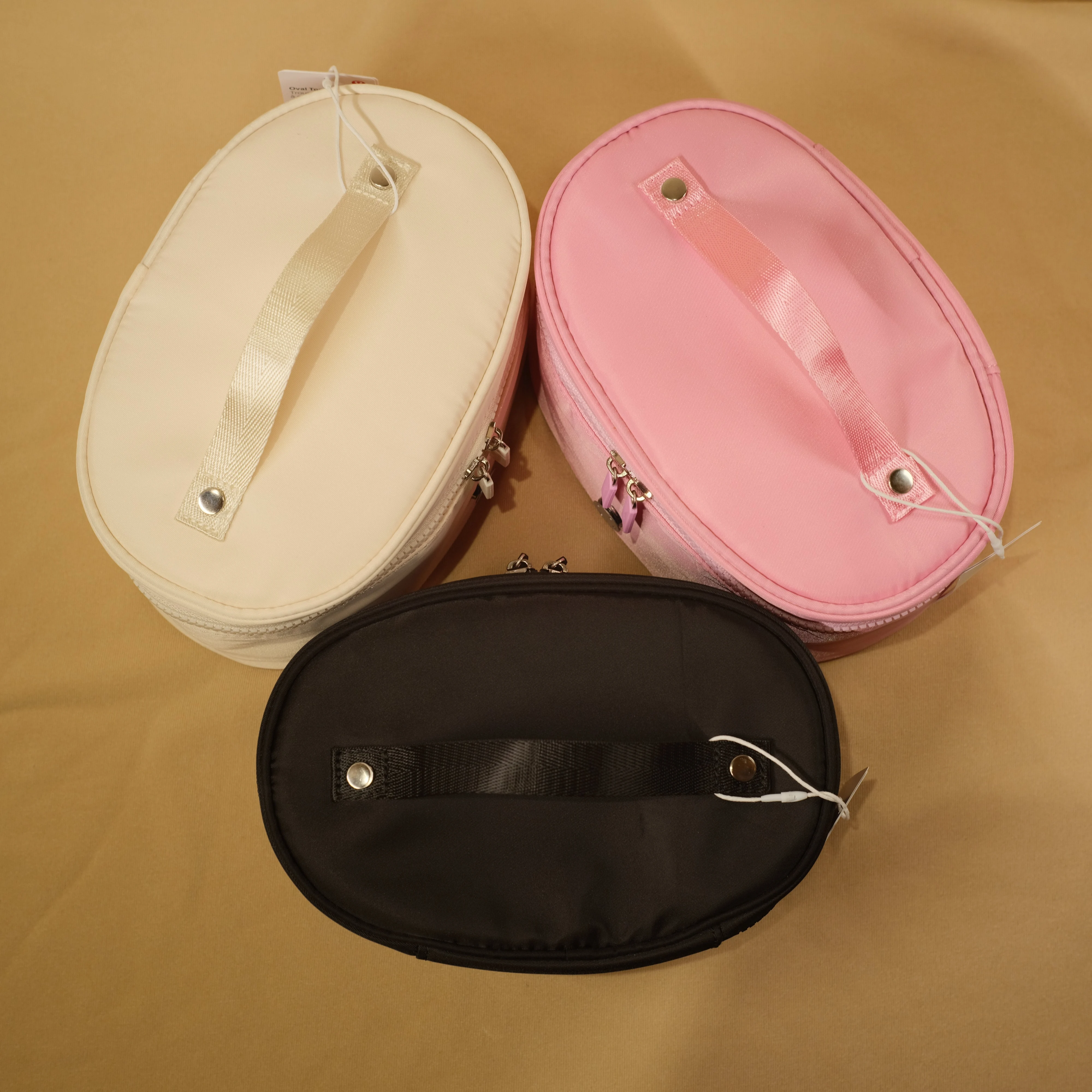 NWT Lulu Women Oval Top-Access Kit 3.5L Capacity Makeup Storage Bag Water-Repellent Fabric Portable Gym Girl Sports Storage Bag