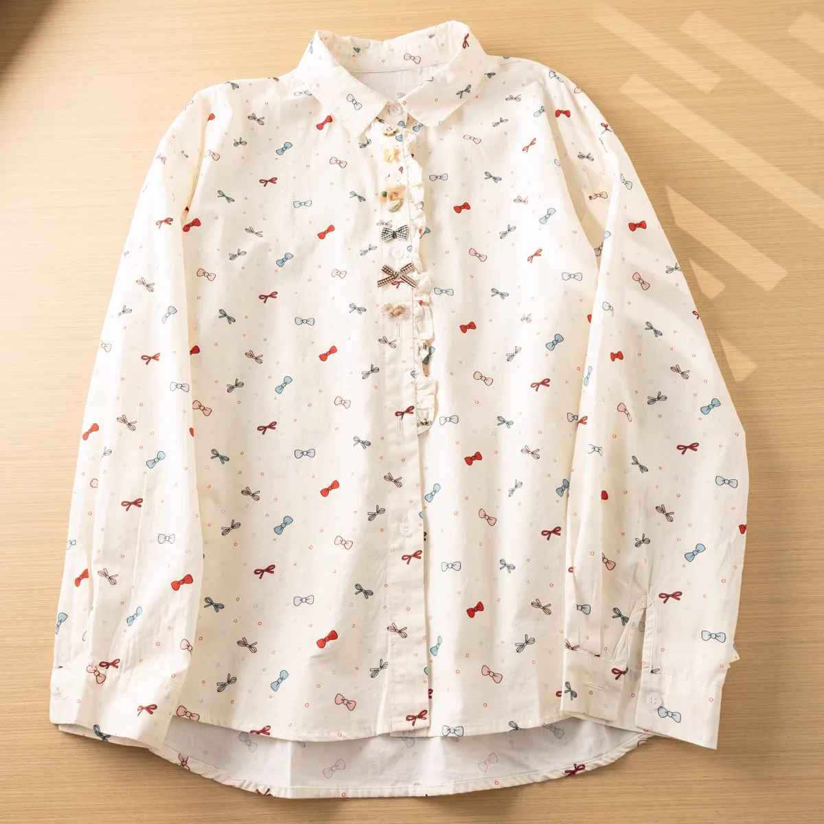 Красивые женские блузки в японском стиле мори Кэй милые хлопковые рубашки с