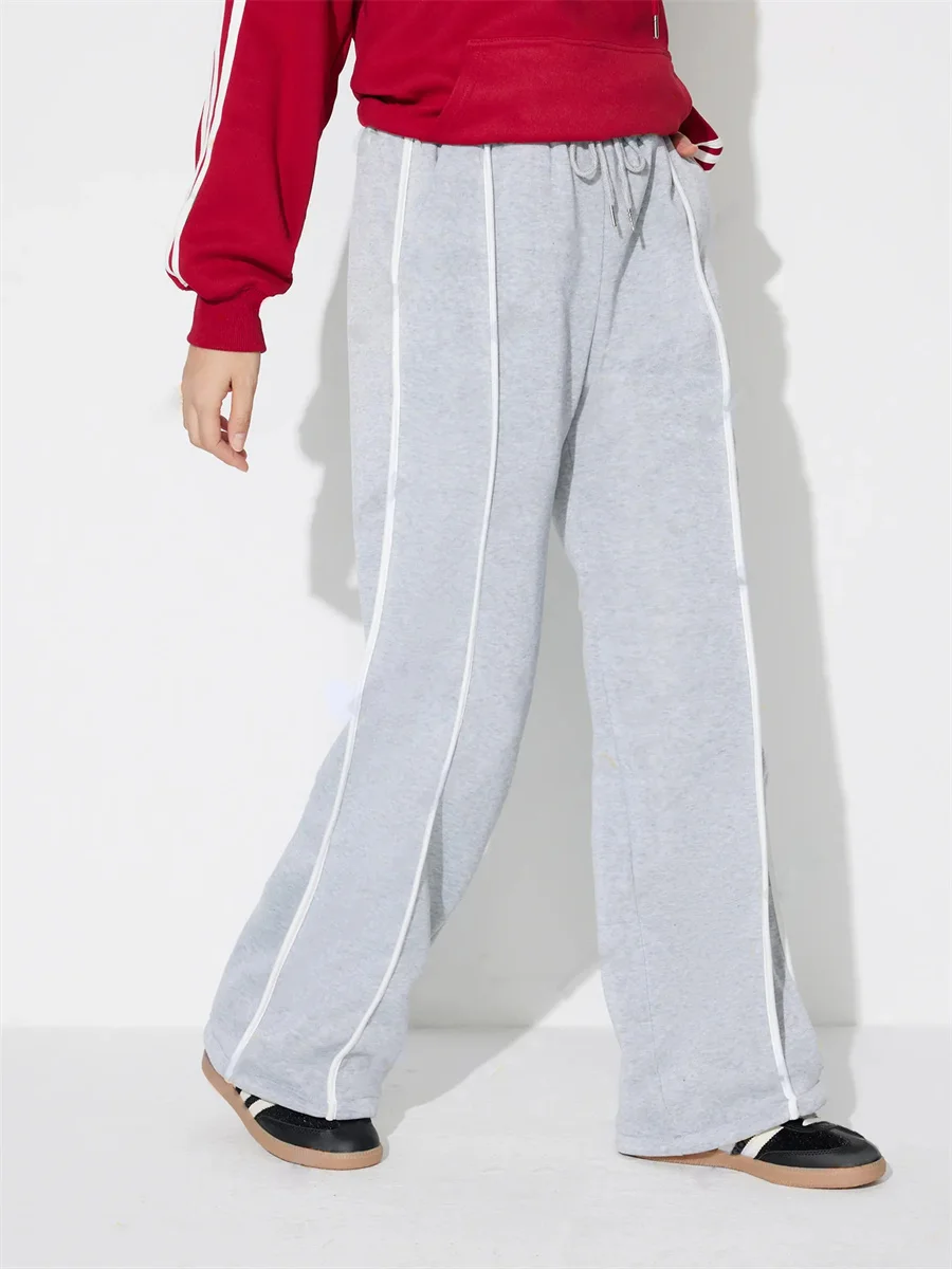 Benuynffy американские уличные спортивные штаны на шнурке женские осенние 2023 новые