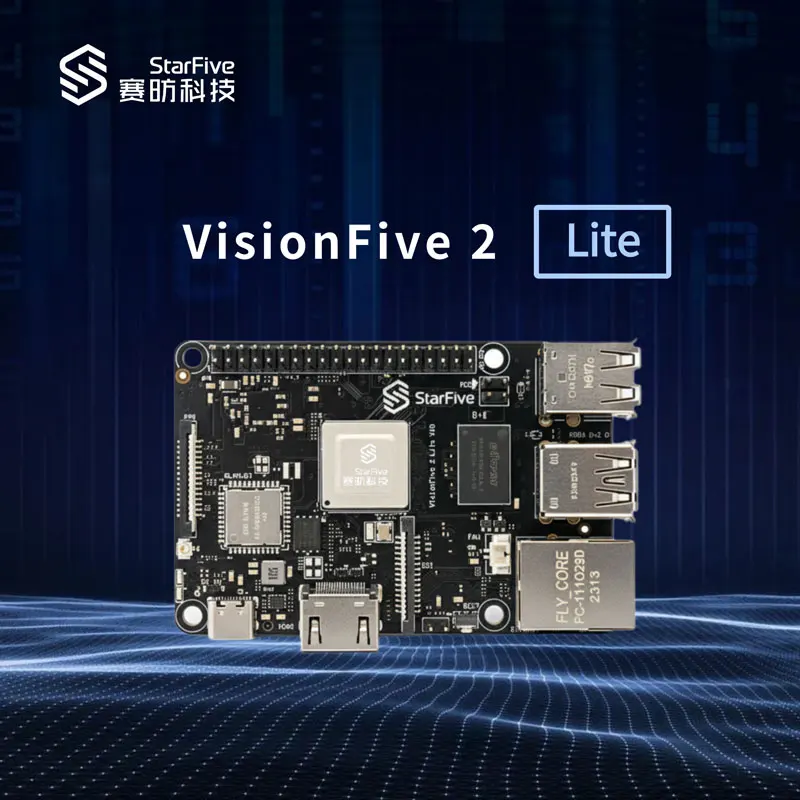 VisionFive 2 Lite: JH-7110 RISC-V SBC с PCI, HDMI, USB 3.0 для AIoT и встроенных Linux (art.: 3920d407e382a) - 3920d407e382a