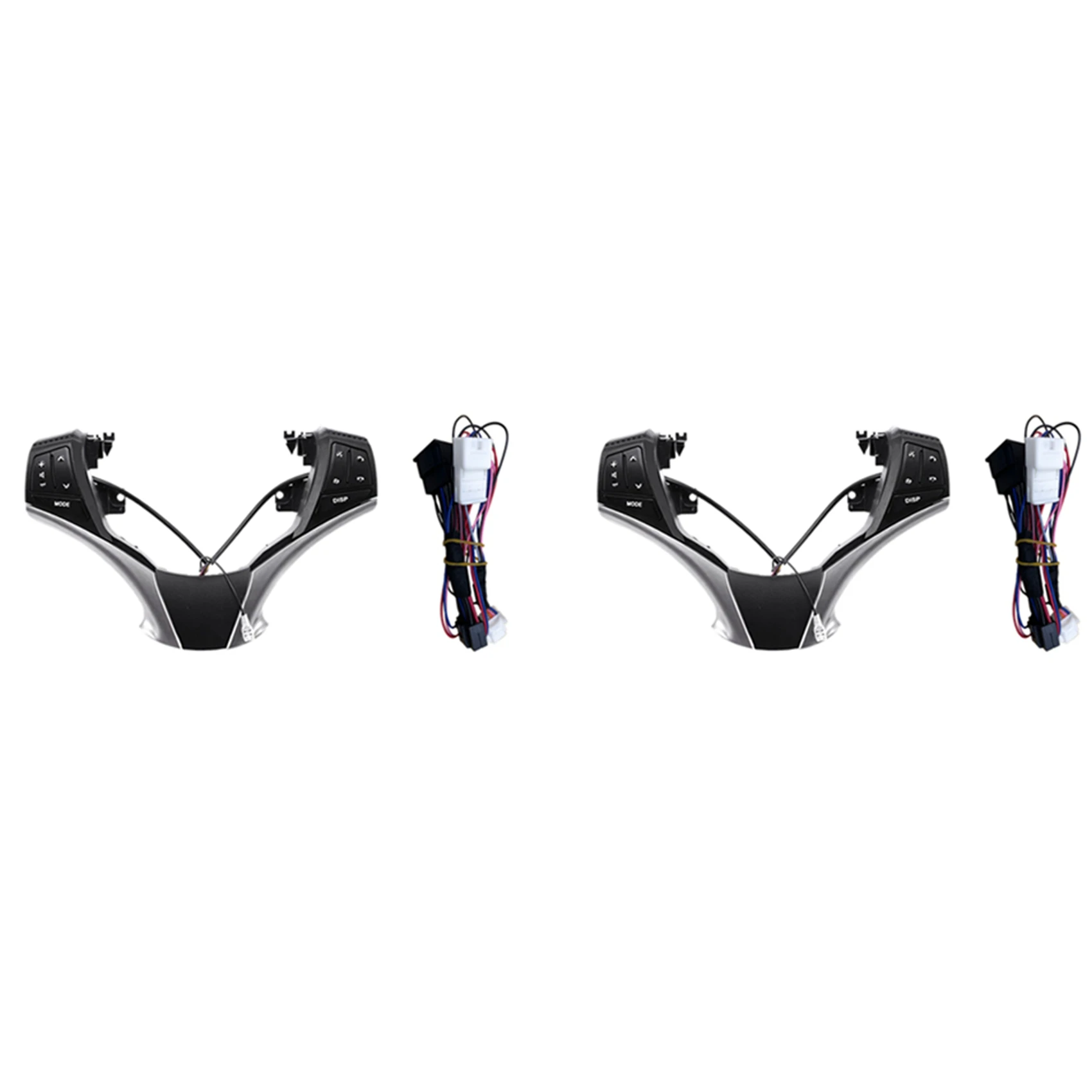 

2X Car Steering Wheel Switch Button Cruise Control Switch Audio Control Switch for Yaris 2013-2016 84250-0D120