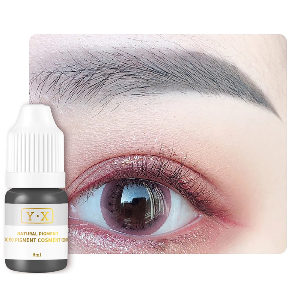 

8ml Semi Permanent Tattoo Ink For Eyebrows Lips Eye Line Microblading Eyebrow Beauty Tattoo Pigment Color Art Supplies